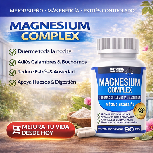 Magnesio Complex Bioforce - Suplemento para Mujeres Activas